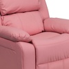 image:imageFlash Furniture Charlie Vinyl Kids Recliner with FlipUp Storage Arms and Safety Recline Contemporary Reclining Chair for Kids Supports up to 90 lbs Hot PinkPink Vinyl