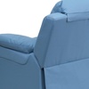 image:imageFlash Furniture Charlie Vinyl Kids Recliner with FlipUp Storage Arms and Safety Recline Contemporary Reclining Chair for Kids Supports up to 90 lbs Hot PinkLight Blue Vinyl
