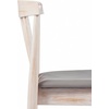image:imageFlash Furniture Chester Solid Wood Dining Chair Commercial Grade Restaurant Chair with Curved Spindle Backrest and Vinyl Padded Seat Set of 2 Antique WhiteBeigeBrown Vinyl SeatAntique White Wood Frame