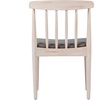 image:imageFlash Furniture Chester Solid Wood Dining Chair Commercial Grade Restaurant Chair with Curved Spindle Backrest and Vinyl Padded Seat Set of 2 Antique WhiteBeigeBrown Vinyl SeatAntique White Wood Frame