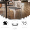 image:imageFlash Furniture Chester Solid Wood Dining Chair Commercial Grade Restaurant Chair with Curved Spindle Backrest and Vinyl Padded Seat Set of 2 Antique WhiteBeigeBrown Vinyl SeatAntique White Wood Frame