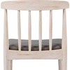 image:imageFlash Furniture Chester Solid Wood Dining Chair Commercial Grade Restaurant Chair with Curved Spindle Backrest and Vinyl Padded Seat Set of 2 Antique WhiteBeigeBrown Vinyl SeatAntique White Wood Frame