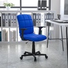 image:imageFlash Furniture Clayton MidBack Orange Quilted Vinyl Swivel Task Office Chair with ArmsBlue