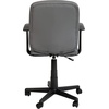image:imageFlash Furniture Clayton MidBack Orange Quilted Vinyl Swivel Task Office Chair with ArmsGrey