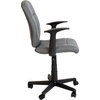 image:imageFlash Furniture Clayton MidBack Orange Quilted Vinyl Swivel Task Office Chair with ArmsGrey