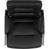 image:imageFlash Furniture Darwin Flash Fundamentals LeatherSoft Executive Reception Chair Modern Tufted Lounge Chair for Living Room or Office Black