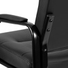 image:imageFlash Furniture Darwin Flash Fundamentals LeatherSoft Executive Reception Chair Modern Tufted Lounge Chair for Living Room or Office Black