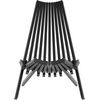 image:imageFlash Furniture Delia Commercial IndoorOutdoor Wood Folding Chair Low Profile Lounge for Patio Porch or Garden Versatile WeatherResistant Acacia Wood BrownBlack