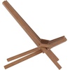 image:imageFlash Furniture Delia Commercial IndoorOutdoor Wood Folding Chair Low Profile Lounge for Patio Porch or Garden Versatile WeatherResistant Acacia Wood BrownBrown