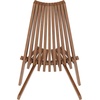 image:imageFlash Furniture Delia Commercial IndoorOutdoor Wood Folding Chair Low Profile Lounge for Patio Porch or Garden Versatile WeatherResistant Acacia Wood BrownBrown