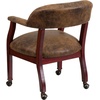 image:imageFlash Furniture Diamond Burgundy LeatherSoft Conference Chair with Accent Nail Trim and CastersBomber Jacket Brown Microfiber