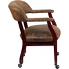 image:imageFlash Furniture Diamond Burgundy LeatherSoft Conference Chair with Accent Nail Trim and CastersBomber Jacket Brown Microfiber