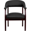 image:imageFlash Furniture Diamond Burgundy LeatherSoft Conference Chair with Accent Nail TrimBlack Leathersoft