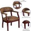 image:imageFlash Furniture Diamond Burgundy LeatherSoft Conference Chair with Accent Nail TrimBomber Jacket Brown Microfiber
