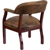 image:imageFlash Furniture Diamond Burgundy LeatherSoft Conference Chair with Accent Nail TrimBomber Jacket Brown Microfiber