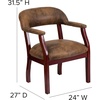 image:imageFlash Furniture Diamond Burgundy LeatherSoft Conference Chair with Accent Nail TrimBomber Jacket Brown Microfiber
