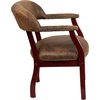 image:imageFlash Furniture Diamond Burgundy LeatherSoft Conference Chair with Accent Nail TrimBomber Jacket Brown Microfiber