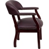 image:imageFlash Furniture Diamond Burgundy LeatherSoft Conference Chair with Accent Nail TrimBurgundy Leathersoft