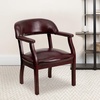 image:imageFlash Furniture Diamond Burgundy LeatherSoft Conference Chair with Accent Nail TrimOxblood Vinyl