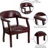 image:imageFlash Furniture Diamond Burgundy LeatherSoft Conference Chair with Accent Nail TrimOxblood Vinyl