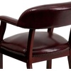 image:imageFlash Furniture Diamond Burgundy LeatherSoft Conference Chair with Accent Nail TrimOxblood Vinyl
