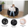 image:imageFlash Furniture Dillon Small Teal Furry Bean Bag Chair for Kids and TeensBlack Furry