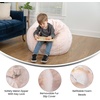 image:imageFlash Furniture Dillon Small Teal Furry Bean Bag Chair for Kids and TeensBlush Furry
