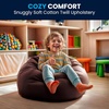image:imageFlash Furniture Dillon Small Teal Furry Bean Bag Chair for Kids and TeensBrown