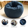 image:imageFlash Furniture Dillon Small Teal Furry Bean Bag Chair for Kids and TeensDenim