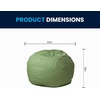 image:imageFlash Furniture Dillon Small Teal Furry Bean Bag Chair for Kids and TeensGreen