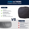 image:imageFlash Furniture Dillon Small Teal Furry Bean Bag Chair for Kids and TeensGrey