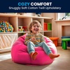 image:imageFlash Furniture Dillon Small Teal Furry Bean Bag Chair for Kids and TeensHot Pink