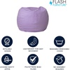 image:imageFlash Furniture Dillon Small Teal Furry Bean Bag Chair for Kids and TeensLavender Dot