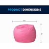 image:imageFlash Furniture Dillon Small Teal Furry Bean Bag Chair for Kids and TeensLight Pink