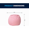 image:imageFlash Furniture Dillon Small Teal Furry Bean Bag Chair for Kids and TeensLight Pink Dot