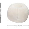 image:imageFlash Furniture Dillon Small Teal Furry Bean Bag Chair for Kids and TeensNatural Sherpa