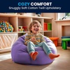 image:imageFlash Furniture Dillon Small Teal Furry Bean Bag Chair for Kids and TeensPurple