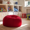 image:imageFlash Furniture Dillon Small Teal Furry Bean Bag Chair for Kids and TeensRed