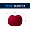 image:imageFlash Furniture Dillon Small Teal Furry Bean Bag Chair for Kids and TeensRed