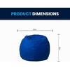 image:imageFlash Furniture Dillon Small Teal Furry Bean Bag Chair for Kids and TeensRoyal Blue