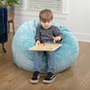 image:imageFlash Furniture Dillon Small Teal Furry Bean Bag Chair for Kids and TeensTeal Furry