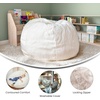 image:imageFlash Furniture Dillon Small Teal Furry Bean Bag Chair for Kids and TeensWhite Furry