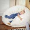 image:imageFlash Furniture Dillon Small Teal Furry Bean Bag Chair for Kids and TeensWhite Furry