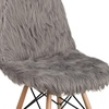 image:imageFlash Furniture Dinings 1 PackSponge Fabric Steel Beechwood Light PinkCharcoal Gray