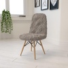 image:imageFlash Furniture Dinings 1 PackSponge Fabric Steel Beechwood Light PinkCharcoal Gray