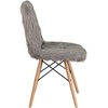 image:imageFlash Furniture Dinings 1 PackSponge Fabric Steel Beechwood Light PinkCharcoal Gray