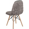 image:imageFlash Furniture Dinings 1 PackSponge Fabric Steel Beechwood Light PinkCharcoal Gray