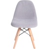 image:imageFlash Furniture Dinings 1 PackSponge Fabric Steel Beechwood Light PinkGrey