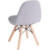 image:imageFlash Furniture Dinings 1 PackSponge Fabric Steel Beechwood Light PinkGrey