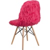 image:imageFlash Furniture Dinings 1 PackSponge Fabric Steel Beechwood Light PinkHot Pink